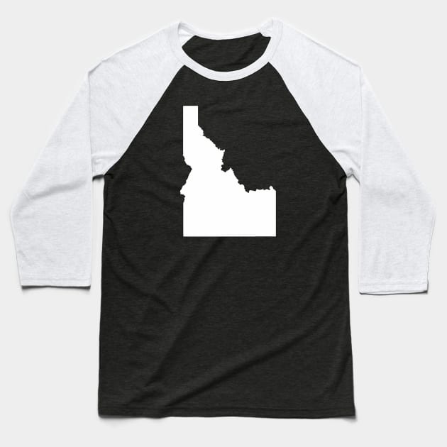 State of Idaho Baseball T-Shirt by MacGordonsEmporium